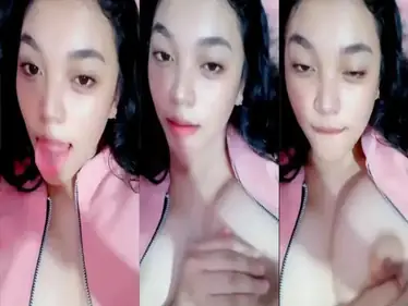 Bokep Indo LARAS Bali Jaket Pink Colmek Lumer WOT poster